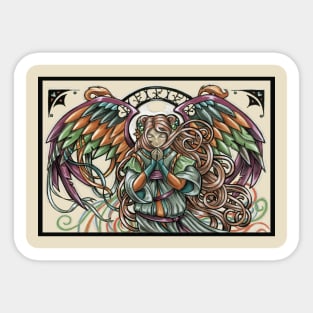 Rainbow Angel Sticker